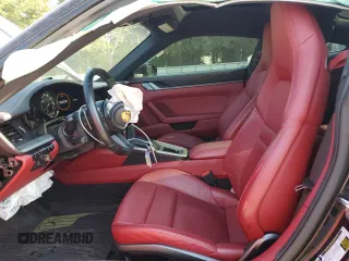 2021 Porsche 911 Carrera with VIN WP0AA2A93MS206806, listed as a Copart auction lot 58923294 with 25,088 mi miles and Salvage Title. Bid and sale history available at carsss.com. Image 7.