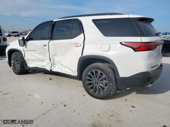2023 Chevrolet Traverse RS with VIN 1GNEVJKW5PJ292416, listed as a Copart auction lot 50314205 with 13,488 mi miles and Salvage Title. Bid and sale history available at carsss.com. Image 2.