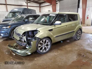 2013 Kia Soul + with VIN KNDJT2A69D7537876, listed as a Copart auction lot 47874735 with 189,041 mi miles and Clean Title. Bid and sale history available at carsss.com. Image 1.
