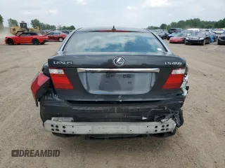2007 Lexus LS 460 with VIN JTHBL46F175005741, listed as a Copart auction lot 59982435 with 225,398 mi miles and Clean title. Bid and sale history available at DreamBid. Image 6.