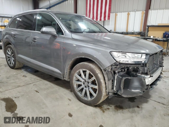 2017 Audi Q7 Premium Plus with VIN WA1LAAF78HD057758, listed as a Copart auction lot 52542015 with 79,681 mi miles and Salvage Title. Bid and sale history available at DreamBid. Image 4.