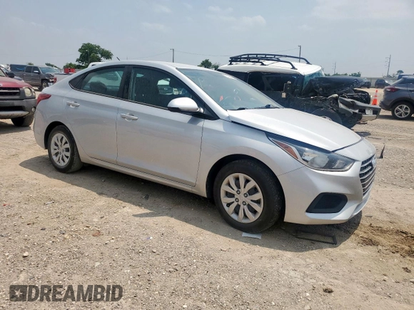 2022 Hyundai Accent SE with VIN 3KPC24A63NE157747, listed as a Copart auction lot 57360145 with 41,353 mi miles and Salvage title. Bid and sale history available at DreamBid. Image 4.