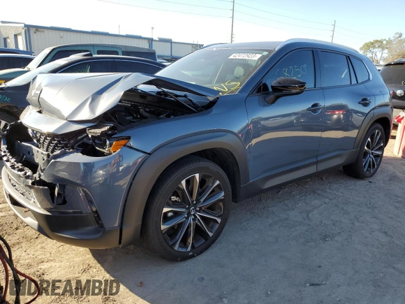 2023 Mazda CX-50 S Premium Plus with VIN 7MMVABEMXPN106060, listed as a Copart auction lot 42472923 with 8,250 mi miles and . Bid and sale history available at DreamBid. Image 1.