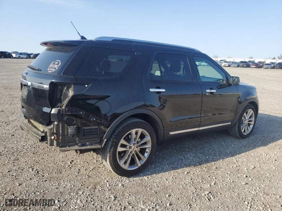2018 Ford Explorer Limited with VIN 1FM5K7F8XJGC63137, listed as a Copart auction lot 51897435 with 125,801 mi miles and Salvage Title. Bid and sale history available at carsss.com. Image 3.