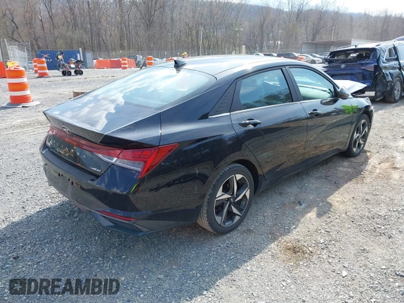 2023 Hyundai Elantra Limited with VIN KMHLP4AG4PU456898, listed as a IAAI auction lot 41899496 with 36,583 mi miles and . Bid and sale history available at DreamBid. Image 4.