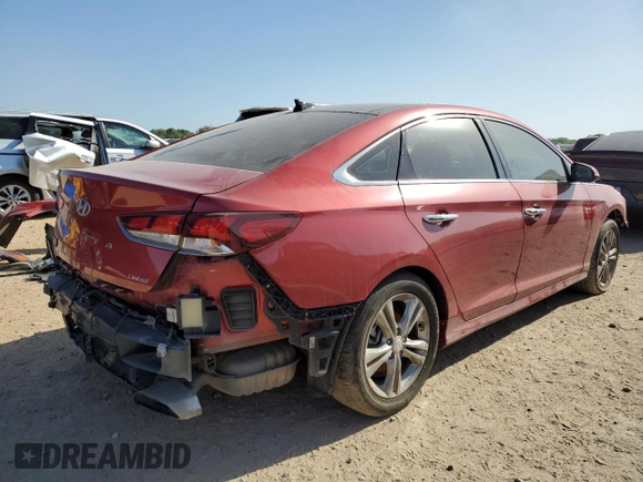 2019 Hyundai Sonata Sport with VIN 5NPE34AF0KH744386, listed as a Copart auction lot 52711795 with 77,987 mi miles and Salvage title. Bid and sale history available at DreamBid. Image 3.