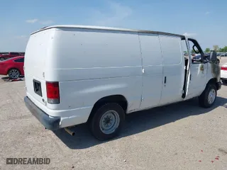2013 Ford Econoline Cargo Van Commercial with VIN 1FTNE1EW6DDA69266, listed as a IAAI auction lot 42040253 with 1 mi miles. Bid and sale history available at carsss.com. Image 4.