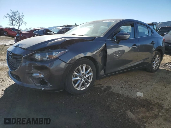 2016 Mazda 3 i Sport with VIN JM1BM1U74G1285879, listed as a Copart auction lot 88374325 with 66,929 mi miles and Salvage Title. Bid and sale history available at DreamBid. Image 1.
