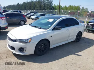 2017 Mitsubishi Lancer ES with VIN JA32U2FU5HU015258, listed as a IAAI auction lot 42121579 with 175,762 mi miles. Bid and sale history available at carsss.com. Image 2.