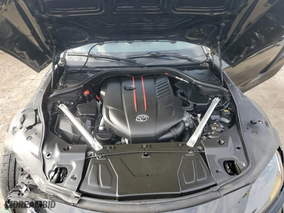 2021 Toyota GR Supra 3.0 with VIN WZ1DB0C03MW036728, listed as a Copart auction lot 85883404 with 95,426 mi miles and Salvage Title. Bid and sale history available at carsss.com. Image 11.