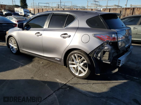 2017 Lexus CT with VIN JTHKD5BH4H2284941, listed as a Copart auction lot 85061064 with 74,492 mi miles and Salvage Title. Bid and sale history available at carsss.com. Image 2.