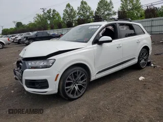 2019 Audi Q7 Prestige z VIN WA1VAAF76KD033457, wystawiony jako Copart lot #58704735 z przebiegiem 57 297 mil mil oraz Szkoda całkowita • Salvage title. Historia ofert i sprzedaży dostępna na DreamBid. Obrazek 1.
