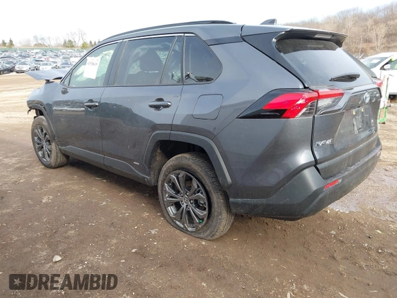 2024 Toyota RAV4 Hybrid XLE Premium with VIN JTMB6RFV8RD151477, listed as a IAAI auction lot 41538619 with 2,294 mi miles. Bid and sale history available at carsss.com. Image 3.