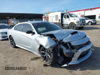 2019 Dodge Charger R/T with VIN 2C3CDXCT9KH639027, listed as a IAAI auction lot 41650121 with 58,027 mi miles and . Bid and sale history available at carsss.com. Image 1.