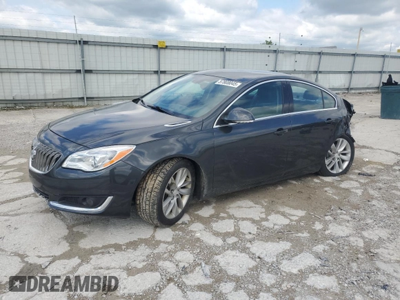 2015 Buick Regal z VIN 2G4GK5EX4F9182579, wystawiony jako Copart lot #57808045 z przebiegiem 123 672 mil mil oraz Szkoda całkowita • Salvage title. Historia ofert i sprzedaży dostępna na DreamBid. Obrazek 1.