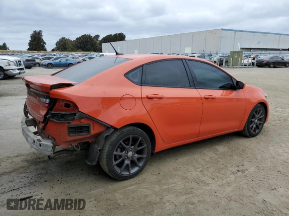 2015 Dodge Dart SXT with VIN 1C3CDFBB0FD316054, listed as a Copart auction lot 54510425 with 86,091 mi miles and Salvage title. Bid and sale history available at DreamBid. Image 3.
