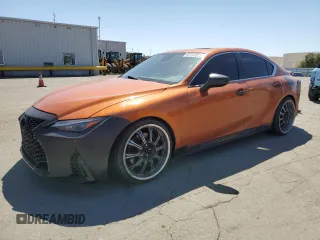 2021 Lexus IS 350 F Sport z VIN JTHGZ1B22M5048535, wystawiony jako Copart lot #53753575 z przebiegiem 40 715 mil mil oraz Szkoda całkowita • Salvage title. Historia ofert i sprzedaży dostępna na DreamBid. Obrazek 1.