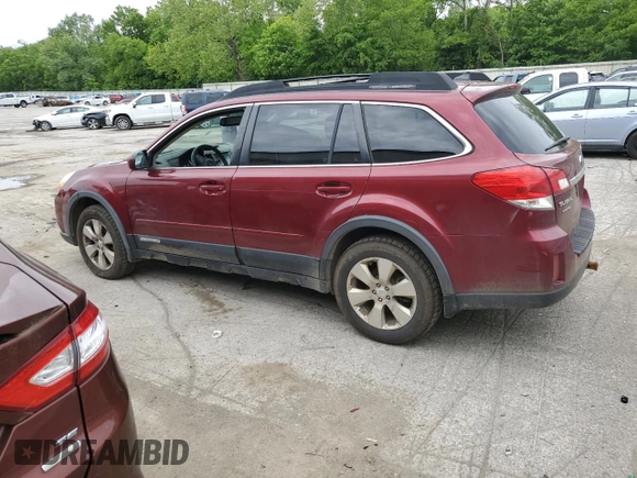 2011 Subaru Outback Limited Power Moon с VIN 4S4BRDLC5B2387966, выставлен на аукционе Copart как лот 58481965 с пробегом 184 731 миль миль и Списание • Salvage title. История ставок и продаж доступна на DreamBid. Изображение 2.