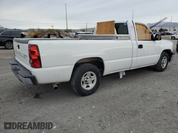 2003 Chevrolet Silverado 1500 with VIN 1GCEC14X63Z179722, listed as a Copart auction lot 49253475 with Not Provided miles and Salvage Title. Bid and sale history available at carsss.com. Image 3.