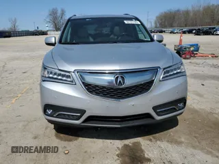 2014 Acura MDX Advance with VIN 5FRYD4H87EB024392, listed as a Copart auction lot 50123185 with 107,802 mi miles and Salvage Title. Bid and sale history available at DreamBid. Image 5.