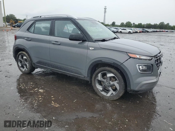 2022 Hyundai Venue SEL with VIN KMHRC8A31NU176041, listed as a Copart auction lot 58560355 with 59,621 mi miles and Salvage title. Bid and sale history available at DreamBid. Image 4.