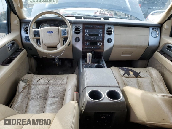 2014 Ford Expedition EL XLT with VIN 1FMJK1J56EEF18795, listed as a Copart auction lot 43826085 with 260,984 mi miles and Salvage Title. Bid and sale history available at carsss.com. Image 8.