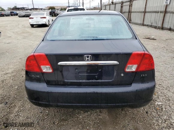 2003 Honda Civic DX with VIN 2HGES16113H556132, listed as a Copart auction lot 76865514 with 104,738 mi miles and Clean Title. Bid and sale history available at carsss.com. Image 6.