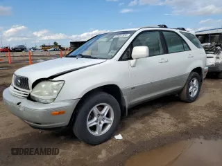 2001 Lexus RX 300 z VIN JTJHF10U210212164, wystawiony jako Copart lot #59057935 z przebiegiem 152 273 mil mil oraz Szkoda całkowita • Salvage title. Historia ofert i sprzedaży dostępna na DreamBid. Obrazek 1.