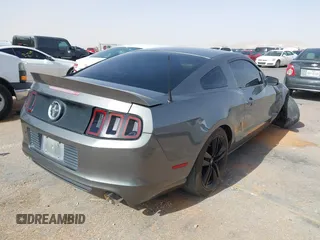 2013 Ford Mustang V6 with VIN 1ZVBP8AM7D5268215, listed as a IAAI auction lot 42302505 with 165,539 mi miles and . Bid and sale history available at DreamBid. Image 4.