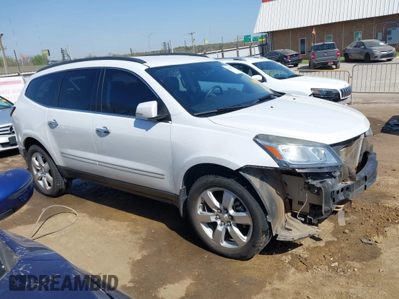 2016 Chevrolet Traverse LTZ z VIN 1GNKRJKDXGJ265413, wystawiony jako IAAI lot #42001292 z przebiegiem 157 129 mil mil oraz . Historia ofert i sprzedaży dostępna na DreamBid. Obrazek 14.