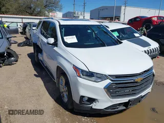 2018 Chevrolet Traverse High Country z VIN 1GNEVKKW9JJ217005, wystawiony jako IAAI lot #41731464 z przebiegiem 137 290 mil mil oraz . Historia ofert i sprzedaży dostępna na DreamBid. Obrazek 1.