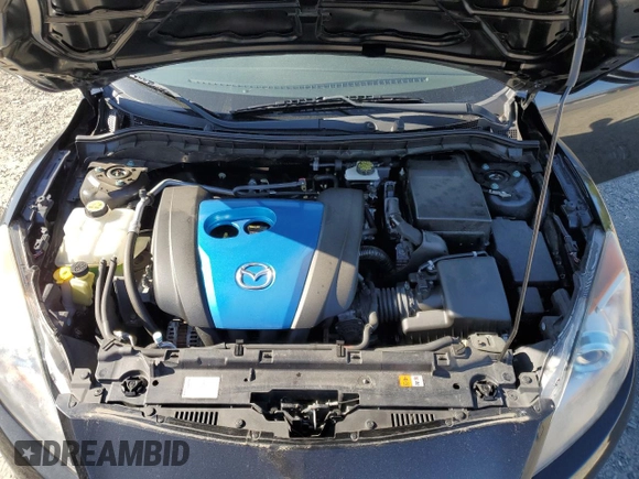 2012 Mazda 3 i Touring with VIN JM1BL1L8XC1628217, listed as a Copart auction lot 58494425 with 62,727 mi miles and Salvage title. Bid and sale history available at DreamBid. Image 12.