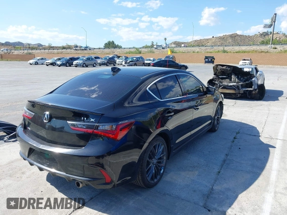 2021 Acura ILX Premium with VIN 19UDE2F88MA009039, listed as a IAAI auction lot 42141551 with 46,598 mi miles and . Bid and sale history available at DreamBid. Image 4.