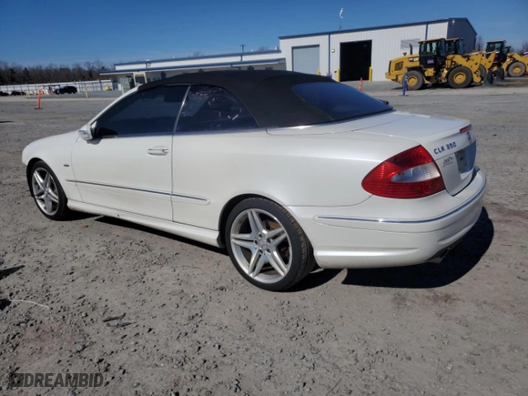 2009 Mercedes-Benz CLK-Class 3.5L with VIN WDBTK56F99T103850, listed as a Copart auction lot 45196015 with 125,692 mi miles and Salvage Title. Bid and sale history available at carsss.com. Image 2.