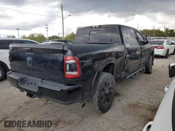 2019 Ram 3500 Laramie with VIN 3C63R3ML7KG676573, listed as a Copart auction lot 73013634 with 109,682 mi miles and Salvage Title. Bid and sale history available at carsss.com. Image 3.