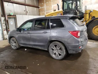 2020 Honda Passport EX-L with VIN 5FNYF7H55LB000561, listed as a Copart auction lot 52014515 with 51,954 mi miles and Clean Title. Bid and sale history available at carsss.com. Image 2.