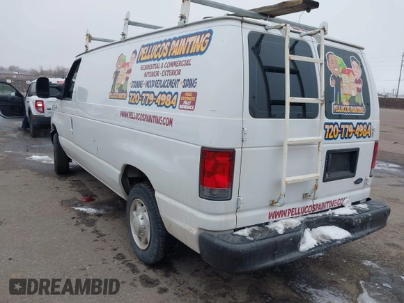 2008 Ford Econoline Cargo Commercial z VIN 1FTNE14W08DA57153, wystawiony jako IAAI lot #41596848 z przebiegiem 121 347 mil mil oraz . Historia ofert i sprzedaży dostępna na DreamBid. Obrazek 3.