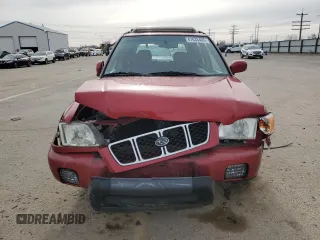 2002 Subaru Forester S w/Premium Pkg with VIN JF1SF656X2H736719, listed as a Copart auction lot 47633405 with 63,397 mi miles and Salvage Title. Bid and sale history available at carsss.com. Image 5.