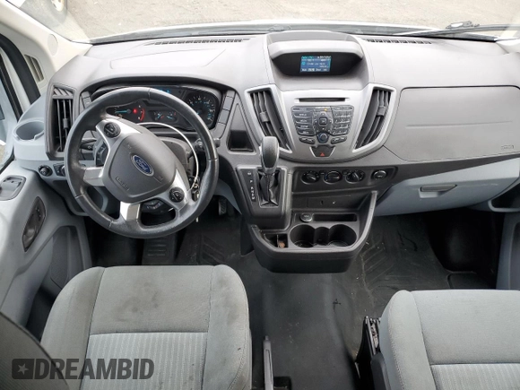 2015 Ford Transit Cargo with VIN 1FTYE1CM7FKA24477, listed as a Copart auction lot 86310214 with 54,098 mi miles and Salvage title. Bid and sale history available at DreamBid. Image 8.