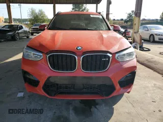 2020 BMW X3 M Competition with VIN 5YMTS0C04LLT10617, listed as a Copart auction lot 75114174 with 0 mi miles and Salvage Title. Bid and sale history available at carsss.com. Image 5.