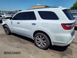 2016 Dodge Durango Citadel Anodized Platinum with VIN 1C4SDJET8GC403562, listed as a Copart auction lot 53485744 with 140,731 mi miles and Salvage title. Bid and sale history available at DreamBid. Image 2.