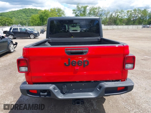 2023 Jeep Gladiator Sport S with VIN 1C6HJTAG8PL572270, listed as a IAAI auction lot 42336294 with 13,865 mi miles and . Bid and sale history available at DreamBid. Image 16.