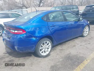 2013 Dodge Dart SXT with VIN 1C3CDFBA7DD147851, listed as a IAAI auction lot 41778651 with 99,805 mi miles. Bid and sale history available at carsss.com. Image 4.