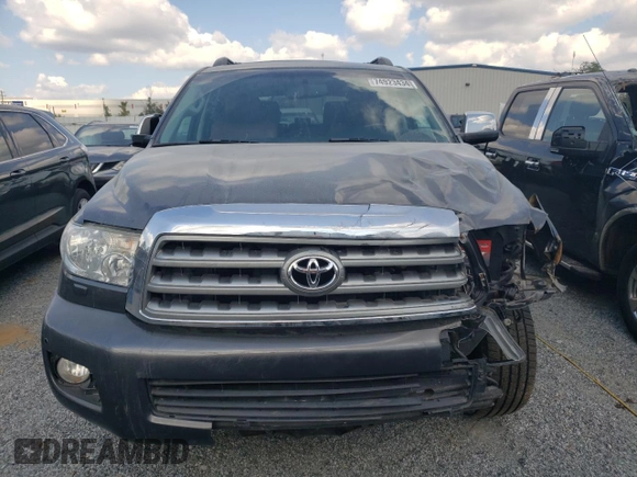 2016 Toyota Sequoia Platinum with VIN 5TDDY5G17GS134727, listed as a Copart auction lot 74923434 with 98,851 mi miles and Salvage Title. Bid and sale history available at carsss.com. Image 5.