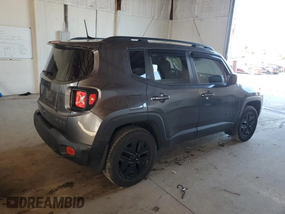 2018 Jeep Renegade Sport with VIN ZACCJBAB4JPH57193, listed as a Copart auction lot 57388075 with 189,413 mi miles and Salvage title. Bid and sale history available at DreamBid. Image 3.