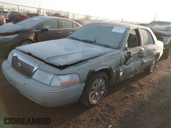 2003 Mercury Grand Marquis LS Premium with VIN 2MEHM75W53X704387, listed as a IAAI auction lot 41838775 with 312,869 mi miles and . Bid and sale history available at DreamBid. Image 2.