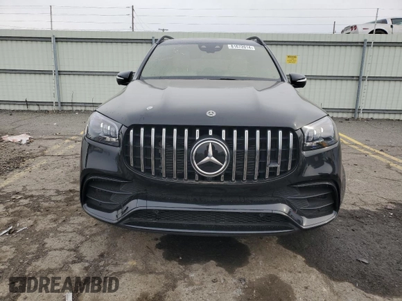 2021 Mercedes-Benz GLS with VIN 4JGFF8KE3MA463875, listed as a Copart auction lot 81672014 with 14,798 mi miles and Salvage Title. Bid and sale history available at carsss.com. Image 5.