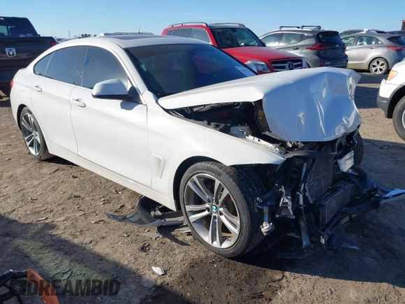 2016 BMW 4 Series 428i with VIN WBA4A9C56GGL87968, listed as a IAAI auction lot 41441524 with 134,065 mi miles. Bid and sale history available at carsss.com. Image 1.