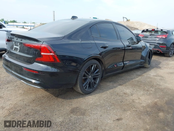 2024 Volvo S60 Plus Black Edition with VIN 7JRL12FH7RG300837, listed as a IAAI auction lot 42419110 with 9,765 mi miles and . Bid and sale history available at DreamBid. Image 4.