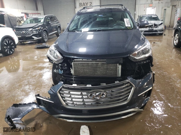2017 Hyundai Santa Fe Limited Ultimate with VIN KM8SRDHF4HU214147, listed as a Copart auction lot 47826645 with 89,694 mi miles and Salvage Title. Bid and sale history available at carsss.com. Image 5.